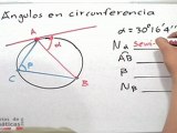Ejercicios de ángulos en circunferencia - HD