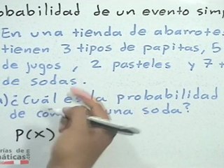 Probabilidad de un evento simple - HD