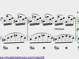 Frederic Chopin's, Fantaisie Impromptu Op. 66 piano sheet music - Video Score