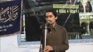 Hafiz Ali Usman sahab in Pir Syed Mubasshir's mehfil reciting manqabat of Hazrat Imam Hussain(A.S) at darbar Syed Sakhi Mehmood Badshah 11th Jamadi ul Awwal 2012.