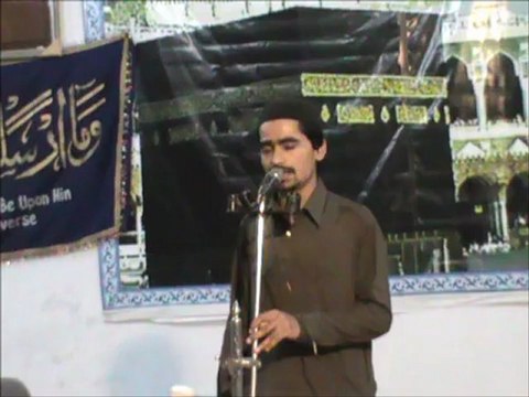 Hafiz Ali Usman sahab in Pir Syed Mubasshir's mehfil reciting manqabat of Hazrat Imam Hussain(A.S) at darbar Syed Sakhi Mehmood Badshah 11th Jamadi ul Awwal 2012.