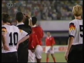 Germany 1-1 Tunisia match amical 1993