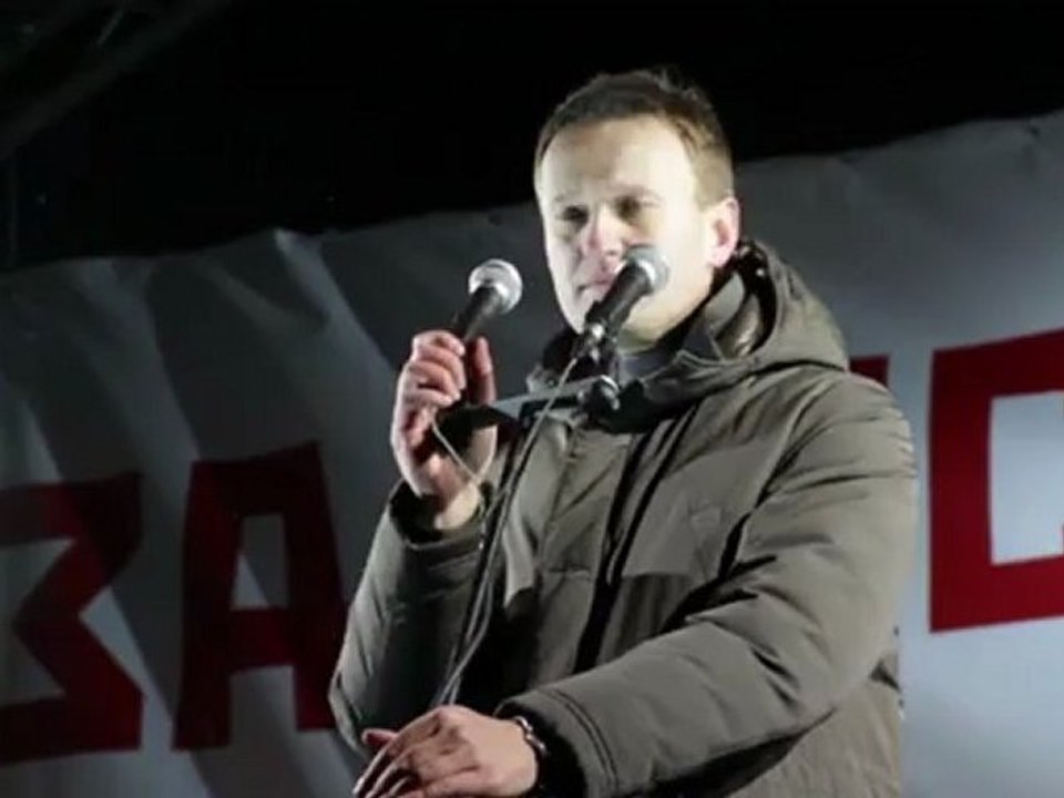 Алексей Навальный на Пушкинской площади 5 марта 2012 года