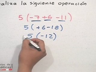 Ejercicio de una multiplicación con paréntesis
