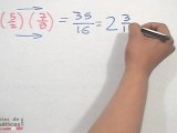 Ejercicio 1 de multiplicación de 2 fracciones