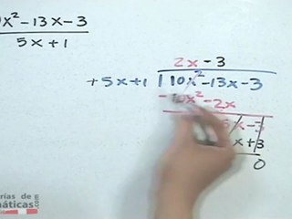 Ejercicio de división de polinomios