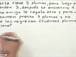 Problema 2 donde se aplica la suma y resta de números