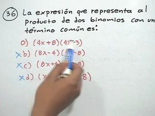 35. Guía de examen general de álgebra (NO RIEMS)