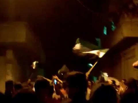 فري برس ريف دمشق داريا مظاهرة مسائية حاشدة 17 4 2012 Damascus