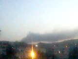 فري برس ريف دمشق الدخان الأسود يغطي سماء القطيفة 17 4 2012 ج3 Damascus
