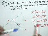 Identificar rectas paralelas y perpendiculares