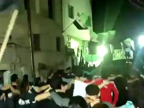 فري برس دمشق حي برزة مسائية رائعة وهي الثورة السورية 17 04 2012 Damascus