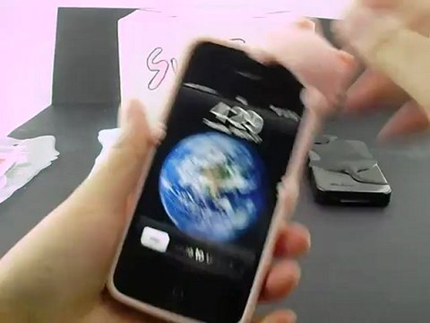 Cute 3D Kiki Cat TPU Silicone Cover Case for iPhone 4S / 4