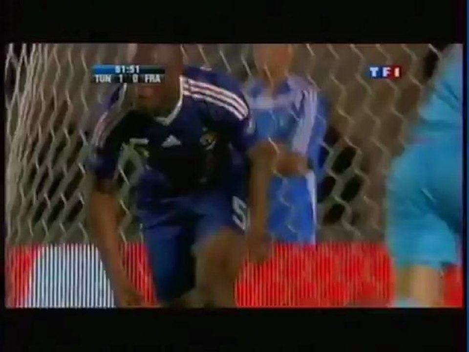 Tunisie 1-1 France |  but Issam Jemâa mai 2010 match amical sur TF1