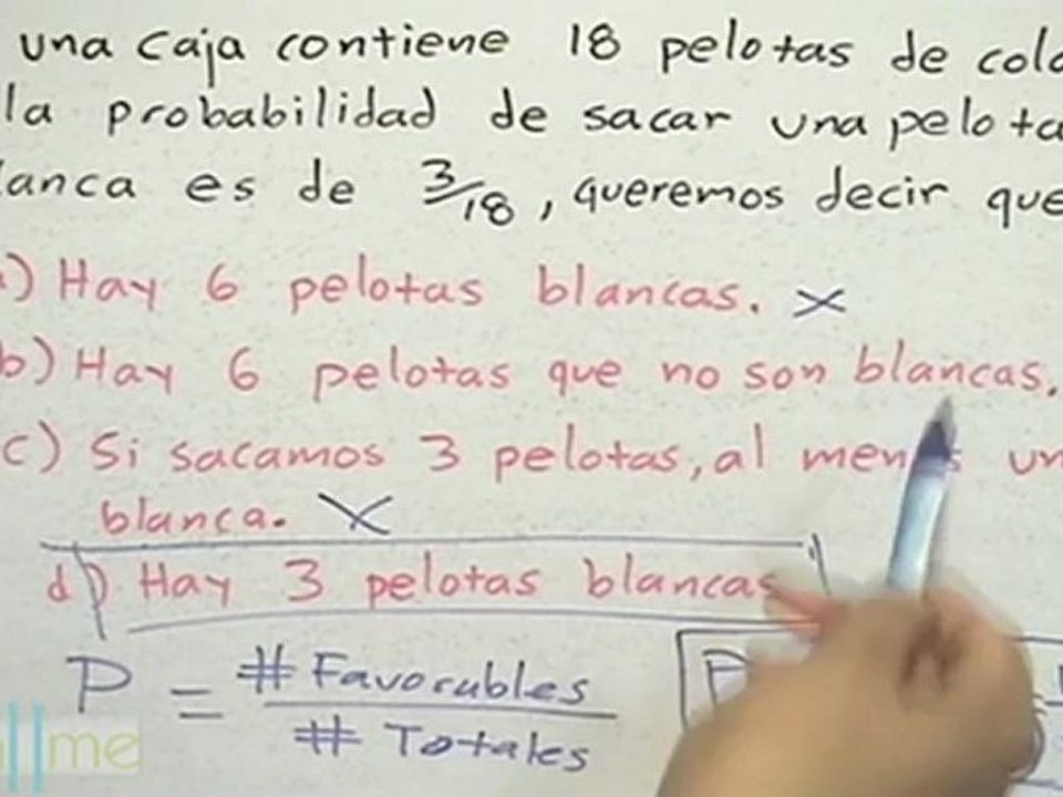 Probabilidad de sacar una pelota