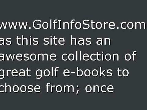 Improving Your Golf Swing The Right Way!