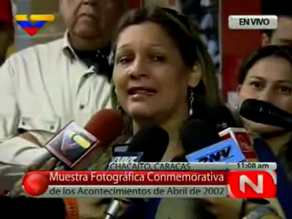 (VÍDEO) Metro de Caracas realiza exposición fotográfica conmemorativa a los acontecimientos de abril de 2002 15.04.2012