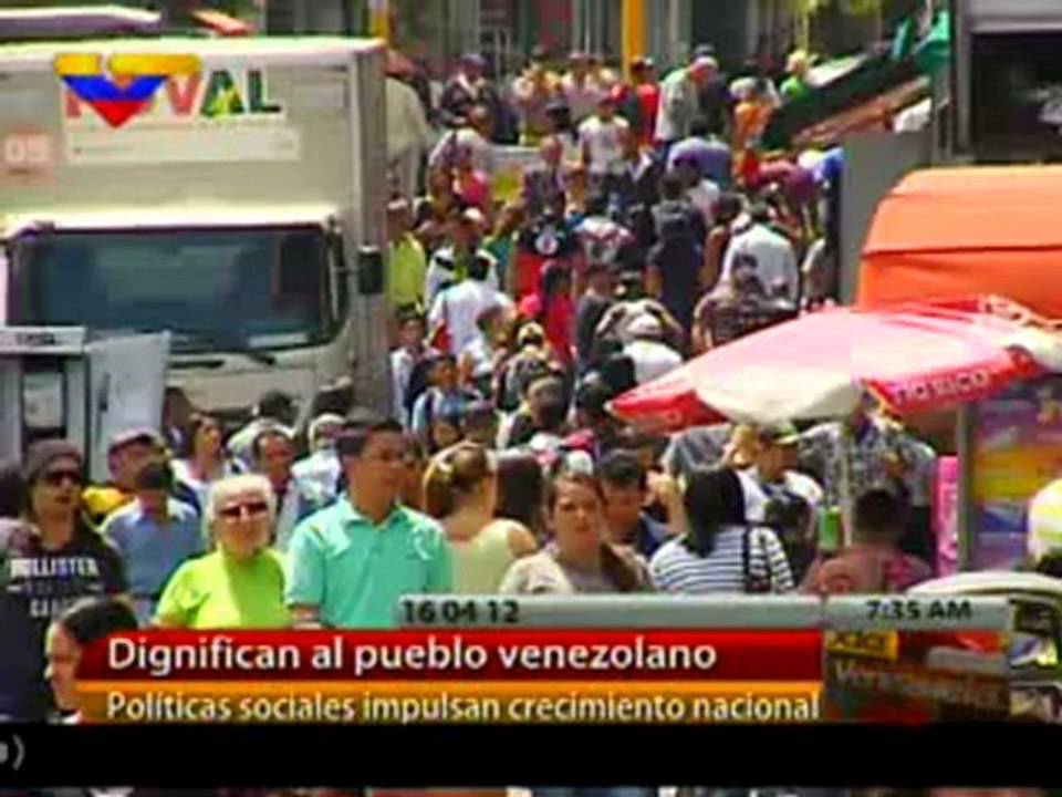 (VIDEO) Venezuela crece económicamente frente a España, reconoce diario El País 17.04.2012