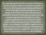 Tenancy Agreements Protect Rights of all Parties to Locks and Keys