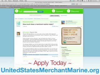 How much does a merchant marine make?