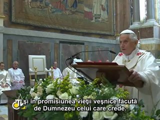 Benedict al XVI-lea: Învierea ne face să mergem înainte