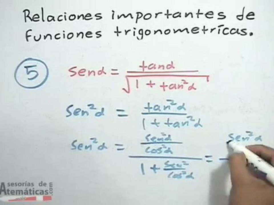 Equivalencia de funciones trigonometrícas