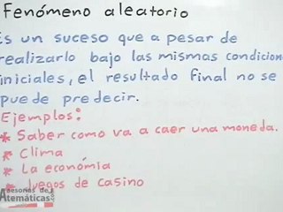 Fenómeno aleatorio y fenómeno determinista (probabilidad)