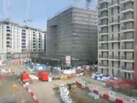 JO 2012 de Londres - Village des athlètes - Timelapse