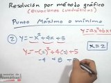 Resolución por método de gráfico (ecuaciones cuadraticas) - PARTE 2