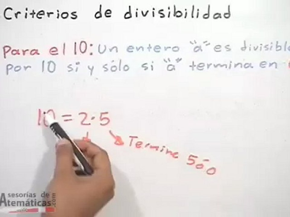 Criterios de divisibilidad - PARTE 2