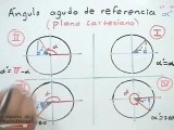 Ángulo agudo de referencia en el plano cartesiano - PARTE 1