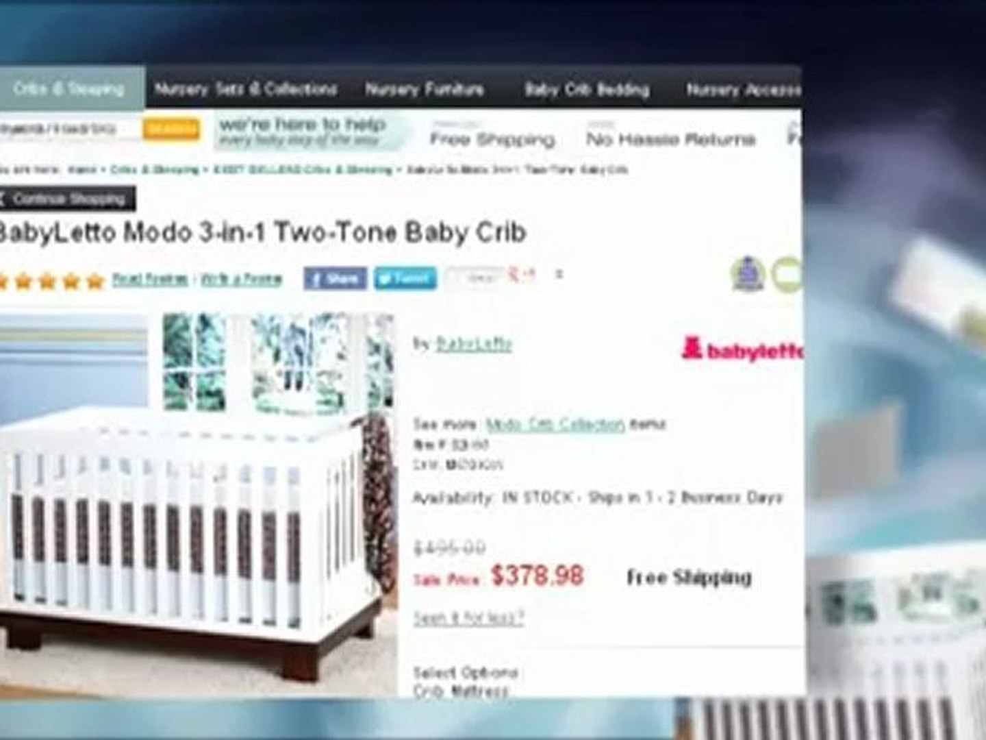 Babyletto Modo Crib Video Dailymotion
