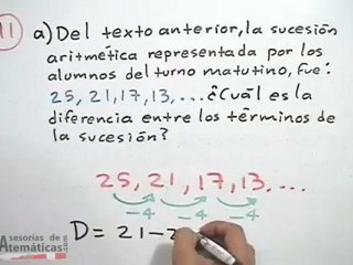 Ejercicio 2 de razón con que cambia una sucesión de números