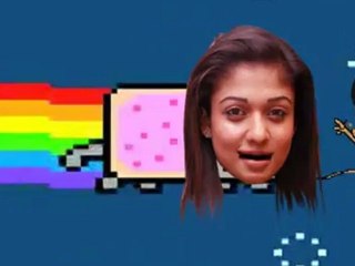 Nayanthara Chases Prabhu Deva As The Nyan Cat