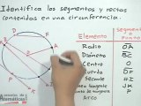 Identificar elementos de una circunferencia