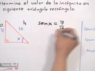 Ejercicio con la función seno
