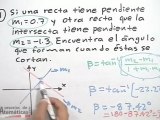 Ángulo formado entre dos rectas, dadas sus pendientes - PARTE 1