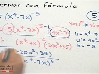 Derivar una función ¨ f(x) = U^n ¨ - HD