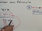 Derivar una función ¨f(x) = x ¨ - HD