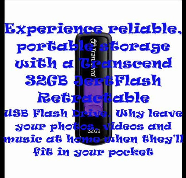 Transcend 32 GB JetFlash 500 Retractable USB Flash Drive