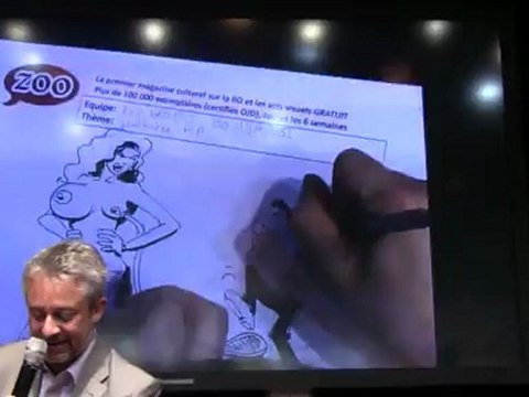 Combat de dessin Salon du Livre 2012 - 1ère partie