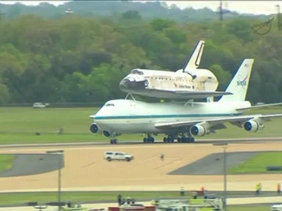 Huckepack ins museum: "discovery" auf abschiedstour