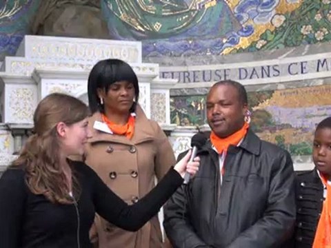 LOURDES 2012 Mercredi 18 avril à Lourdes avec la famille Monteiro