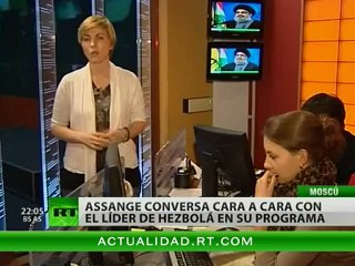 (VÍDEO) El líder de Hezbolá cara a cara con Assange  el fichaje estelar debuta en RT – RT