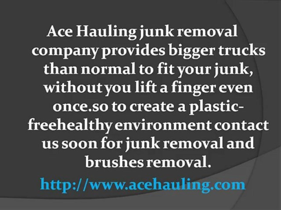 How to make surroundings healthy by junk removal service
