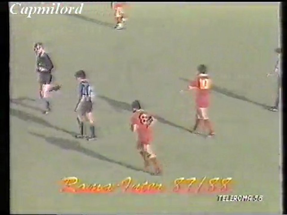 ROMA-Inter 3-2 Manfredonia, Giannini, Desideri Nona giornata Andata 22-11-1987