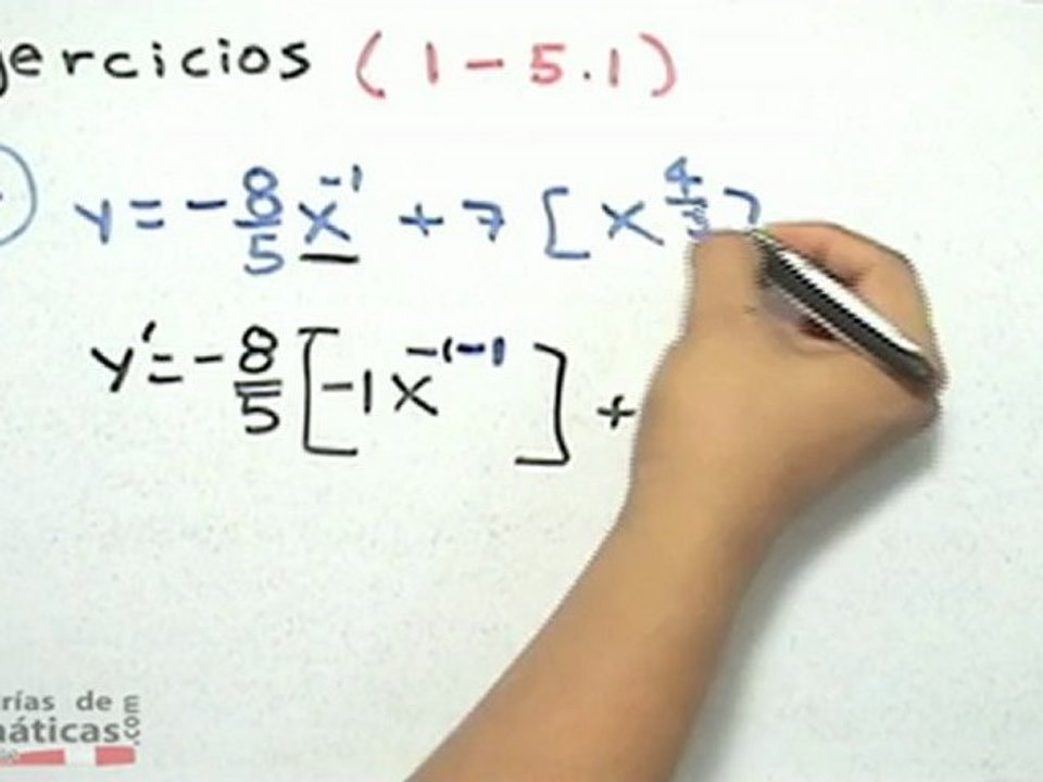 Derivar ejercicios variados (fórmulas 1 - 5) - P1 - HD