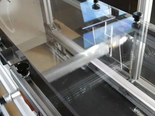 Oscillation à grande amplitude d'un cylindre carré