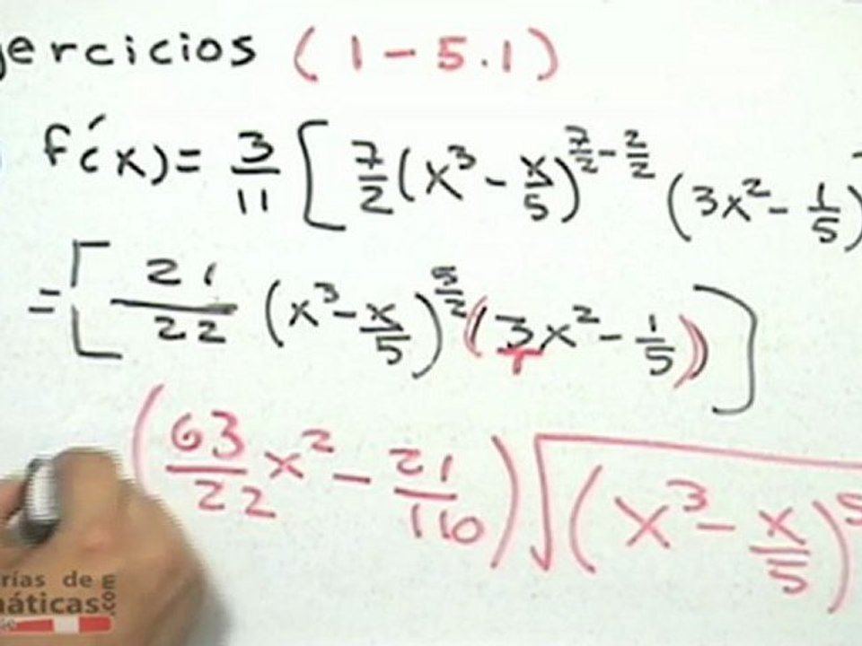 Derivar ejercicios variados (fórmulas 1 - 5) - P2 - HD