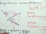 Tipos de ángulos en la circunferencia - P2 - HD
